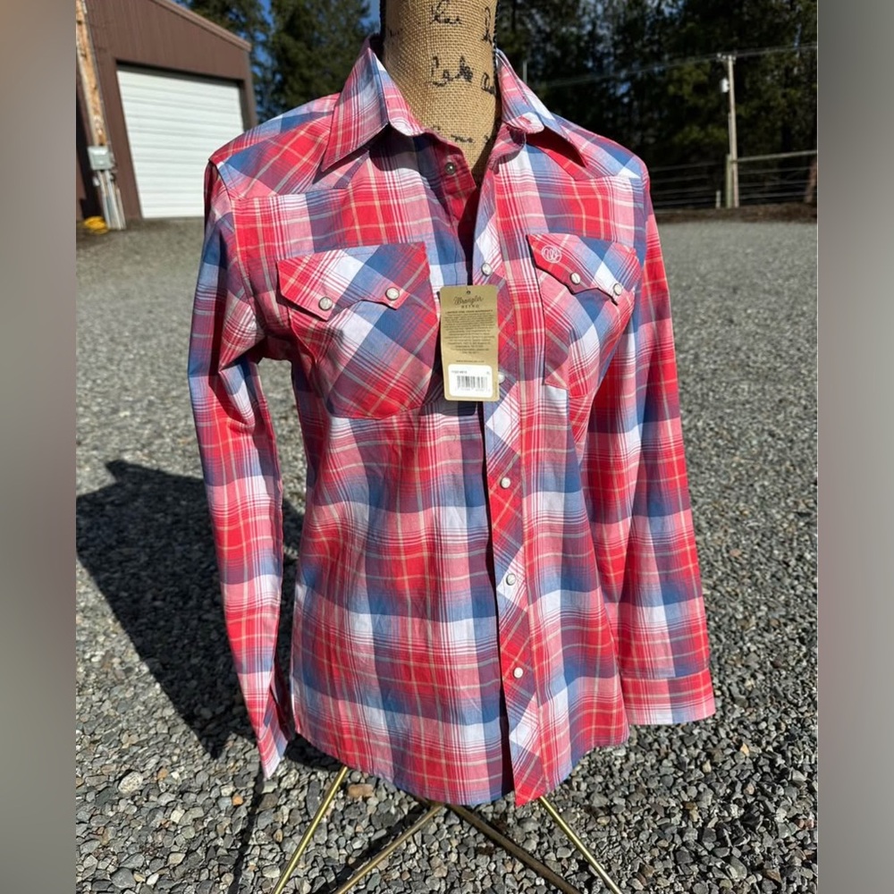 Ladies XL Wrangler Retro Western Shirt